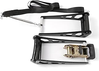 Elkrich Compound Bow Press Archery Portable Bow Press Aluminium Alloy Archery Ratchet Bow Press Bow Open Tool for Tuning Hunting Shooting (Black)