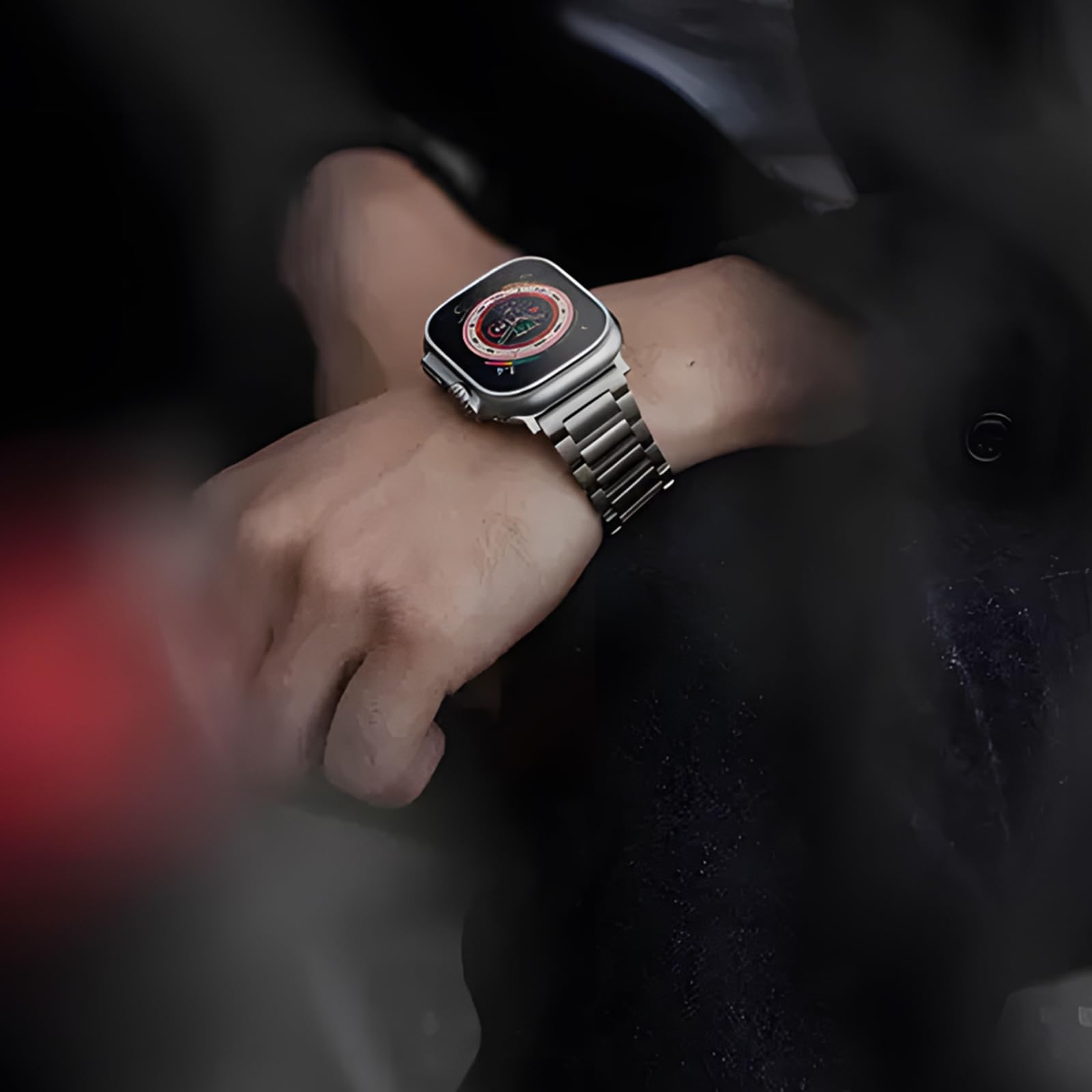 Amazon.co.jp: YOFITAR for Apple Watch バンド チタン合金製 軽量 