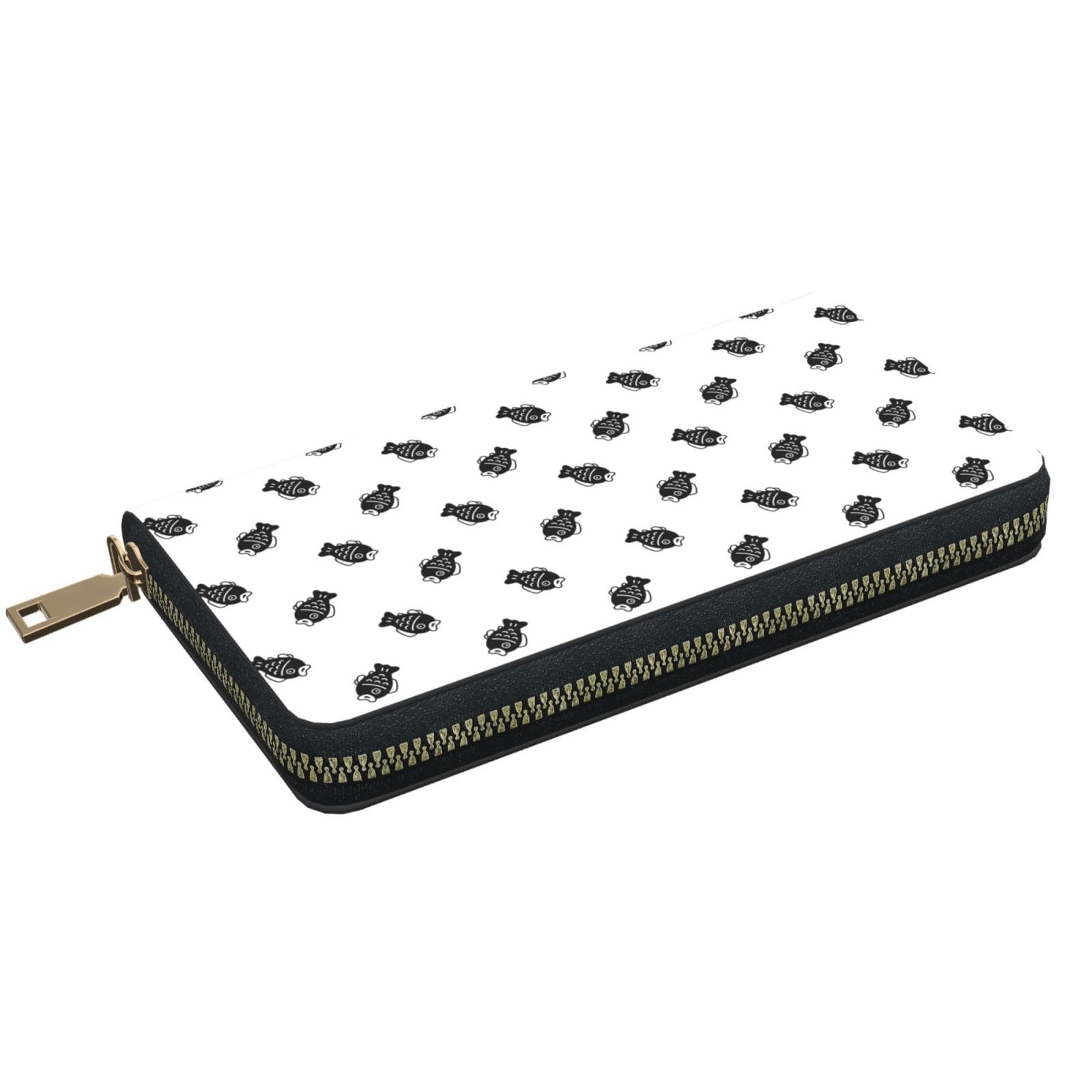 魚模様 レザー長財布 Amazon.co.jp: 財布 魚柄 長財布 レザー ながざいふ 小銭入れ メンズ