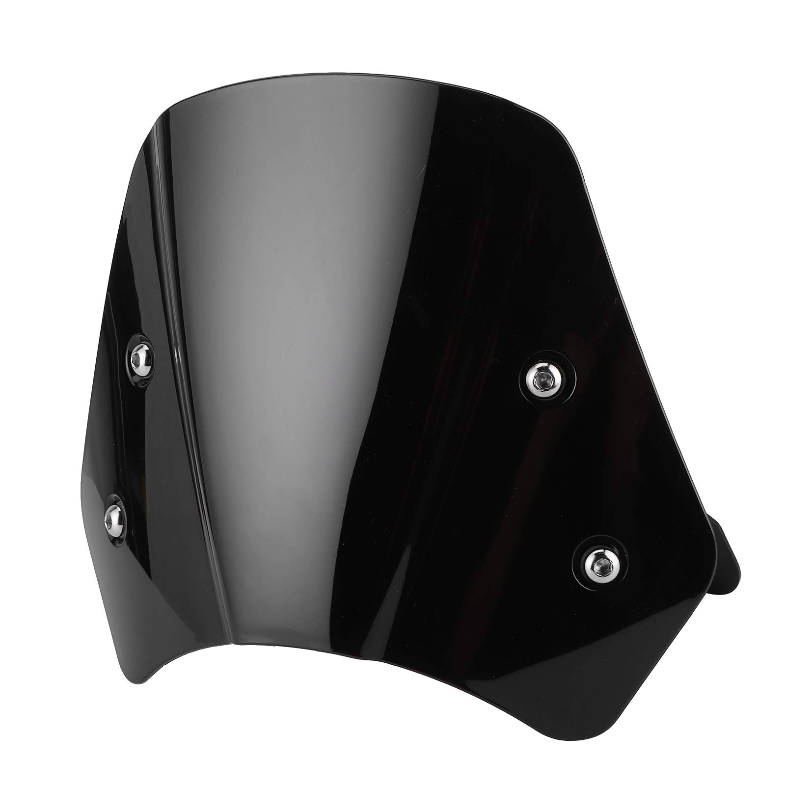 Kurze Motorrad-Windschutzscheibe Für Benelli Leoncino 250 – Schwarz, Aus Alu & PC, Verstellbar, Besserer Fahrkomfort