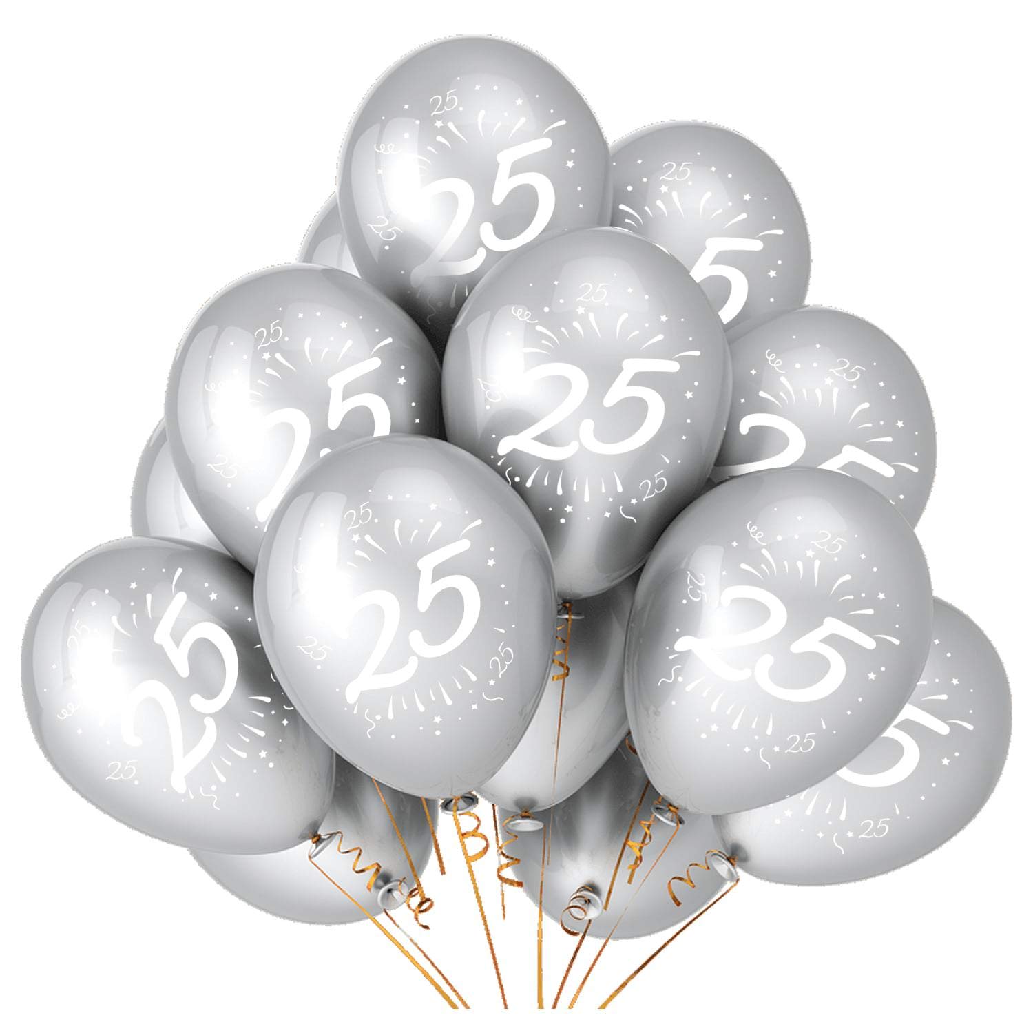 Ballon Argent Anniversaire De Mariage Noces D'argent REF/32116