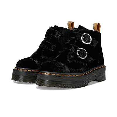 Dr. Martens Vegan Devon Velvet Platform Boots Women