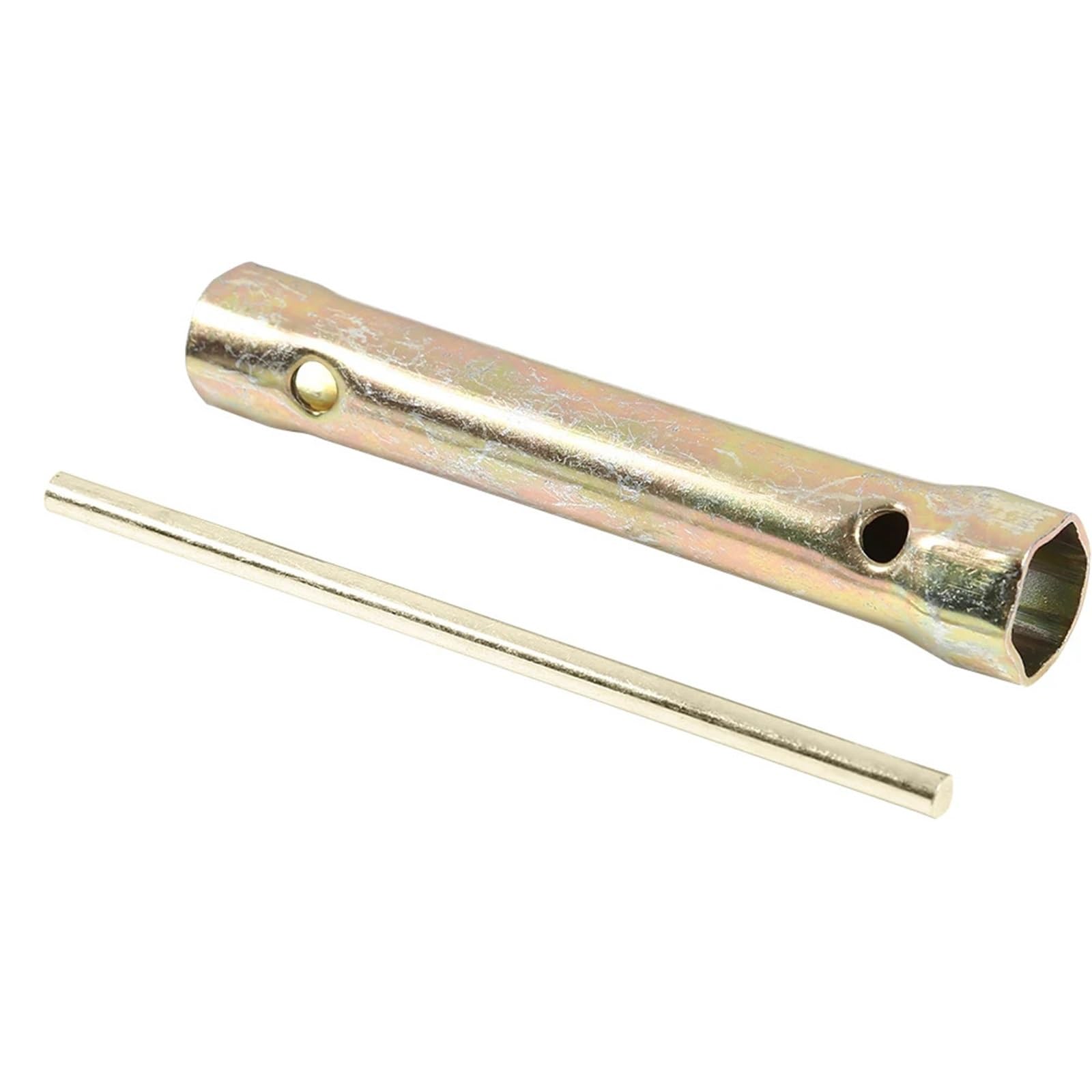 Clé à robinet monobloc Clé à douille à bougie double 16 mm/18 mm avec poignée dynamométrique, boîte tubulaire for tous les modèles, entretien du véhicule