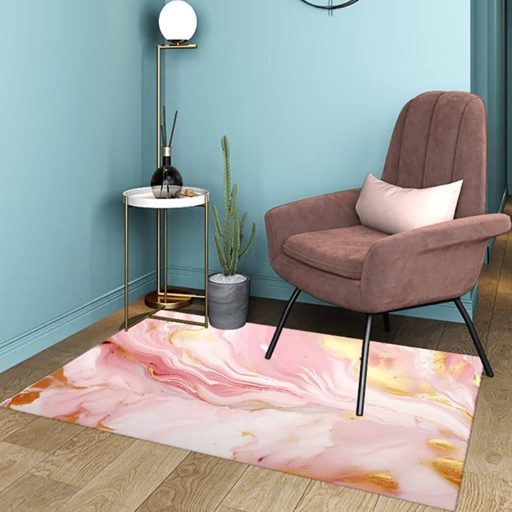 Tapis de cuisine long et salon multicolore pour créer un coin bureau ado tendance