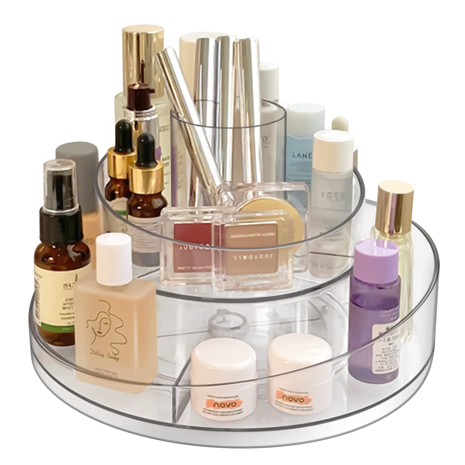 Organiseur De Maquillage Rotatif À 360° Pour Coiffeuse, Salle De Bain, Comptoir De Maquillage