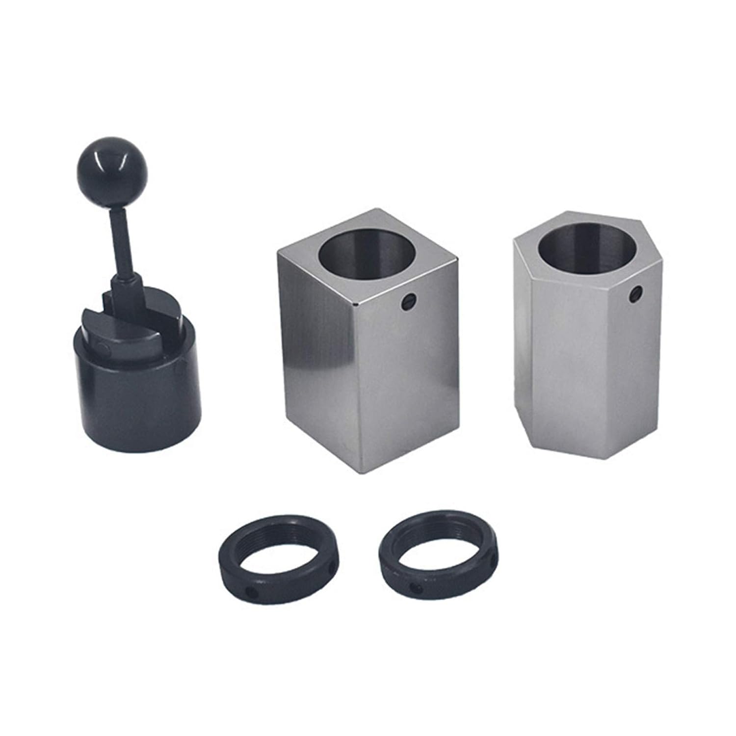 TINVHY 5CCB 5C Collet Block Set, Collet Blocks for Milling MachineHex