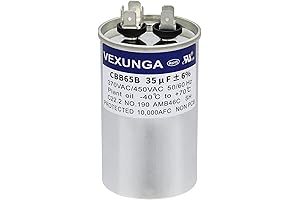 Hayward Electric Motor Start/Run Capacitor CBB65 35uF 370/440/450V AC