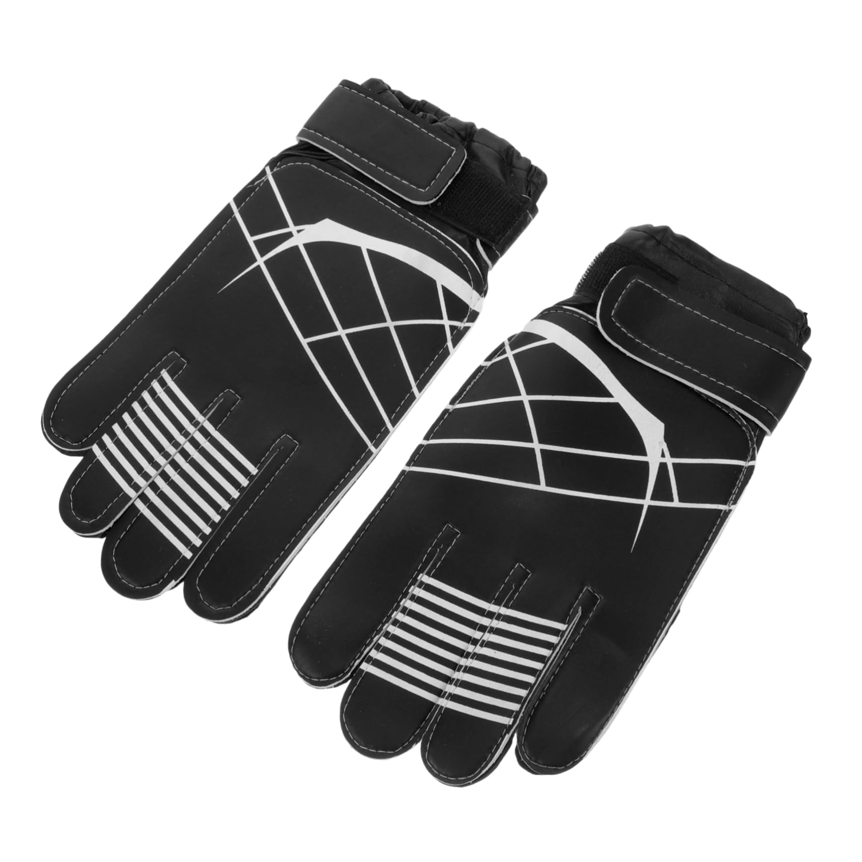 ibasenice 1 Pair Soccer Goalkeeper Gloves Professional Sports Gloves Anti-Slide Training Hand Cover Football Supply