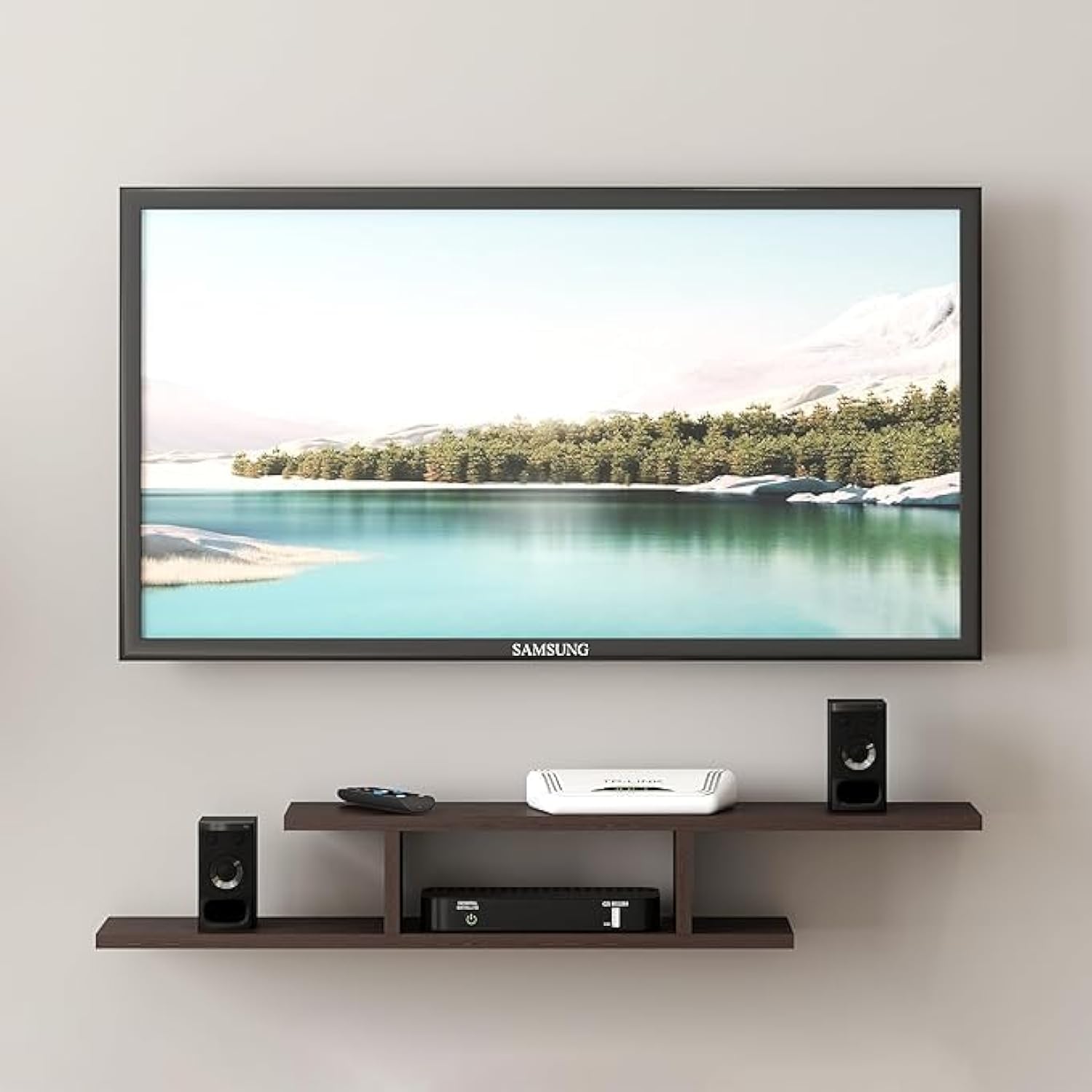 OXMIC Engineered Wood TV Entertainment Unit Set Top Box Stand | TV