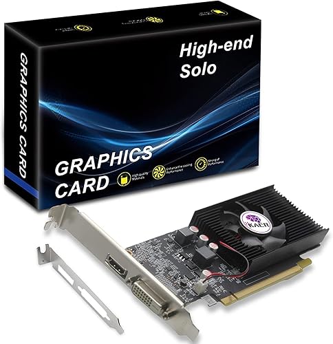 Miniatura 1 de SHOWKINGS GeForce GT 1030 2GB GDDR5 64 bits DirectX 12 PCI Express 3.0 x4 monitores duales de DVI y tarjeta gráfica HDMI de perfil bajo, tarjeta de