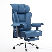 Vista 10 de Efomao - Silla ejecutiva de escritorio para oficina, con reposapiés, soporte lumbar y capacidad de carga hasta 450 libras, silla de computadora