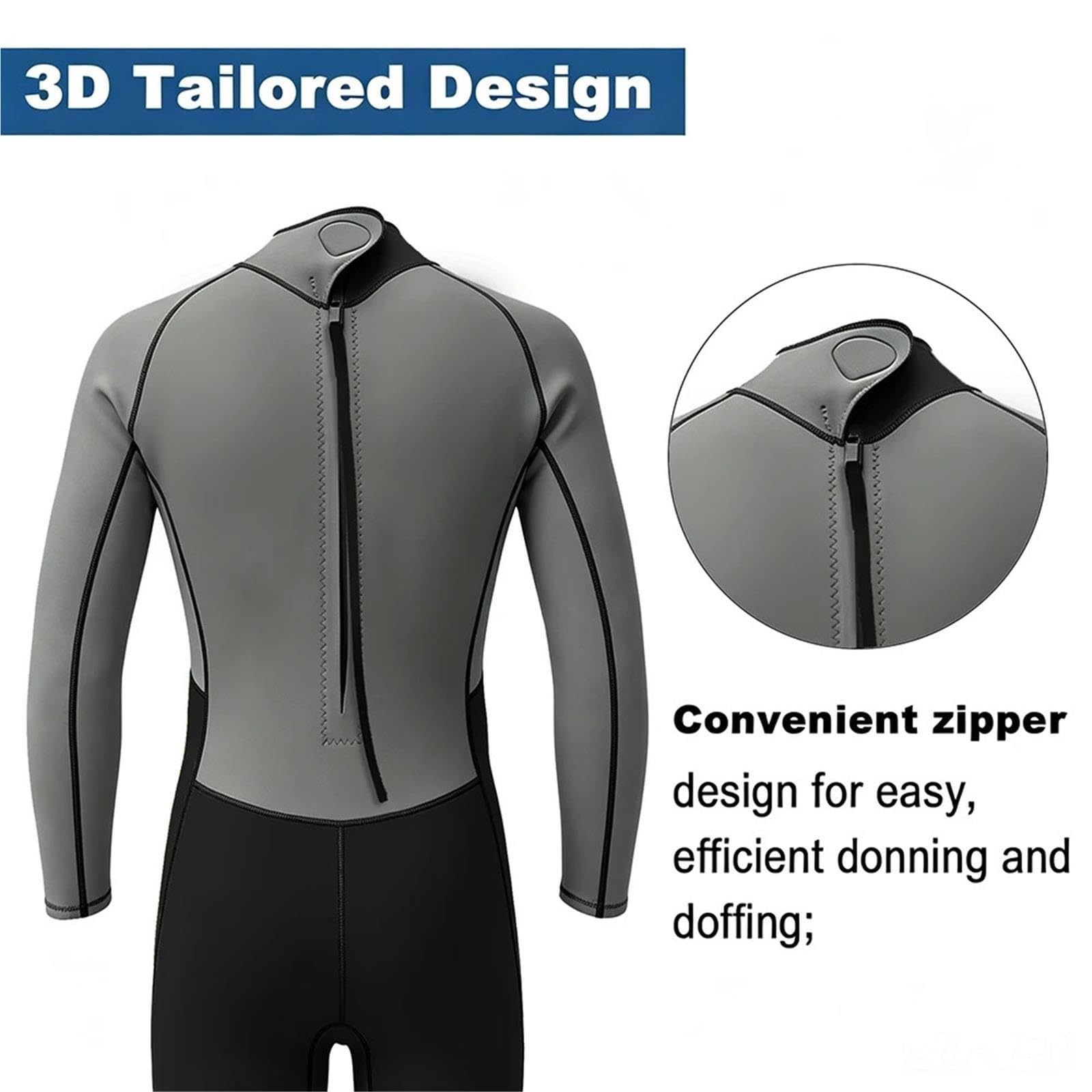 Mute 2mm Neoprene Tute da sub Surf Snorkeling