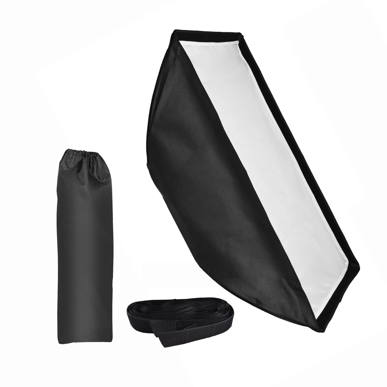 Prostokątny softbox 60x90 cm z dyfuzorem siatkowym i torbą do przechowywania, profesjonalny zestaw oświetlenia fotograficznego do studia, transmisji na żywo i produktu