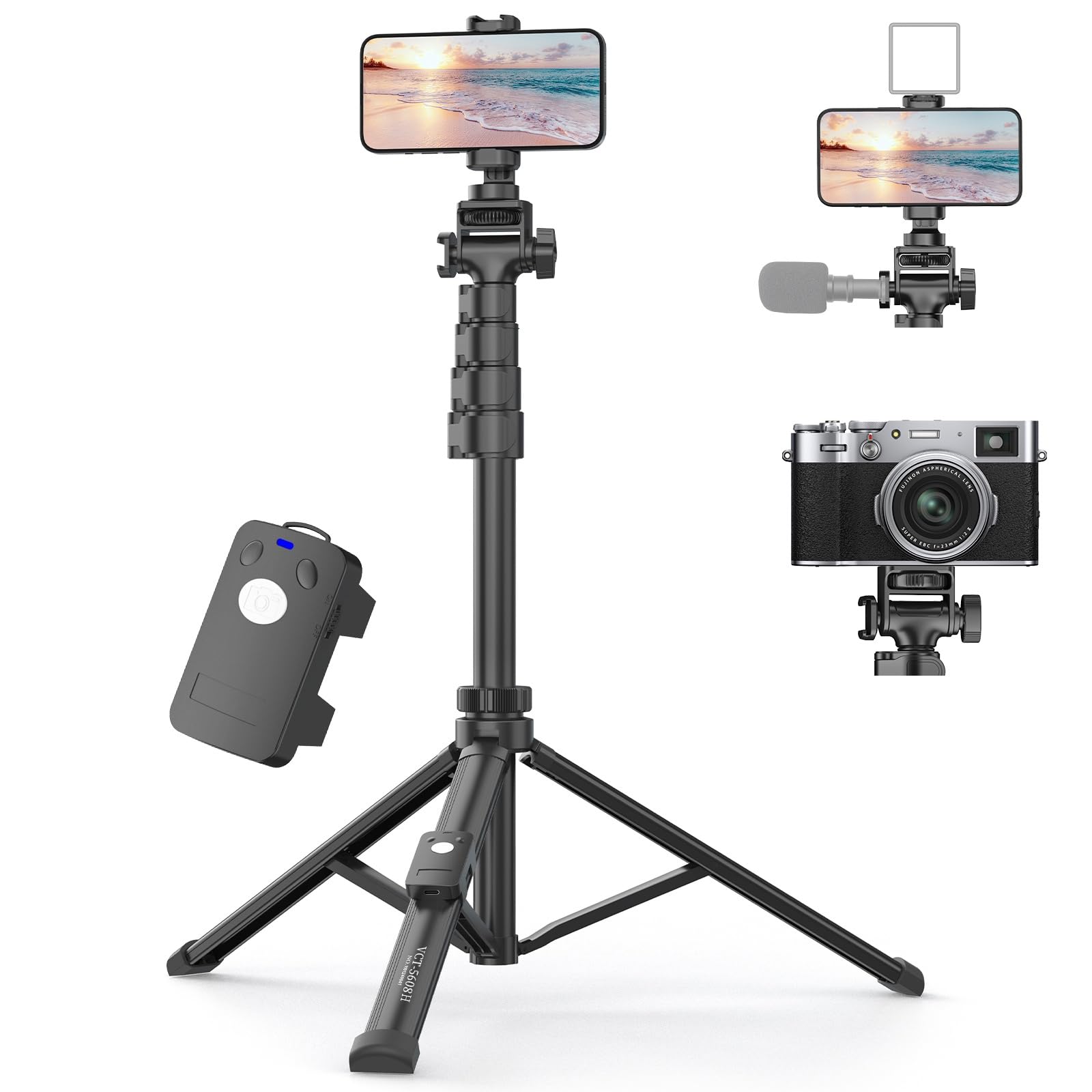 XXZU 三脚スマホスタンド 170cm 360°回転