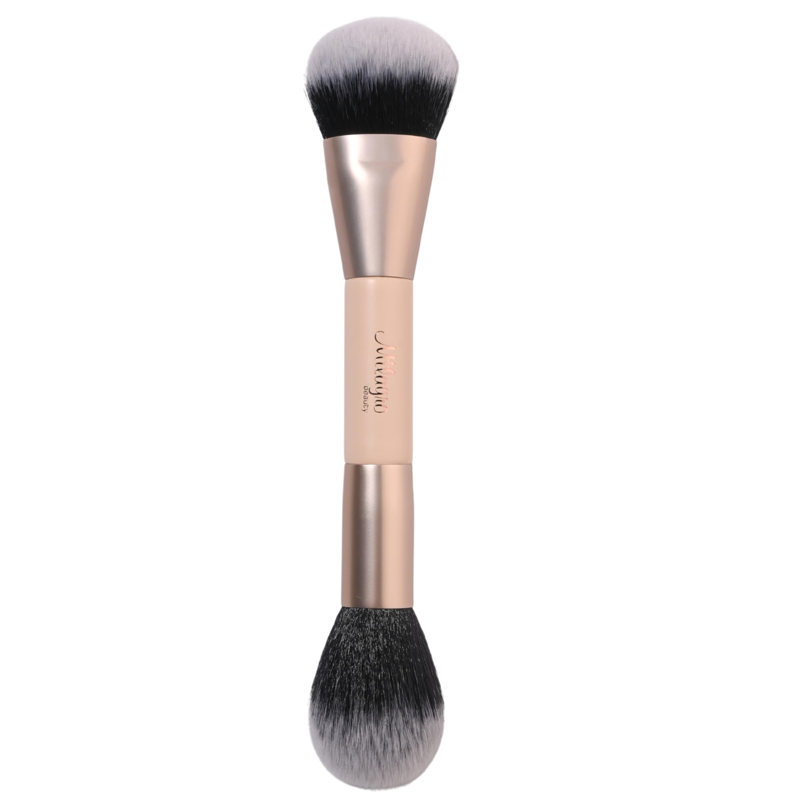 Milagro Beauty Double Duty Dual-Ended Makeup Brush – For Cream & Powder, Ultra-Soft Vegan Bristles, Pro Finish & Travel-Friendly Design-picture-29