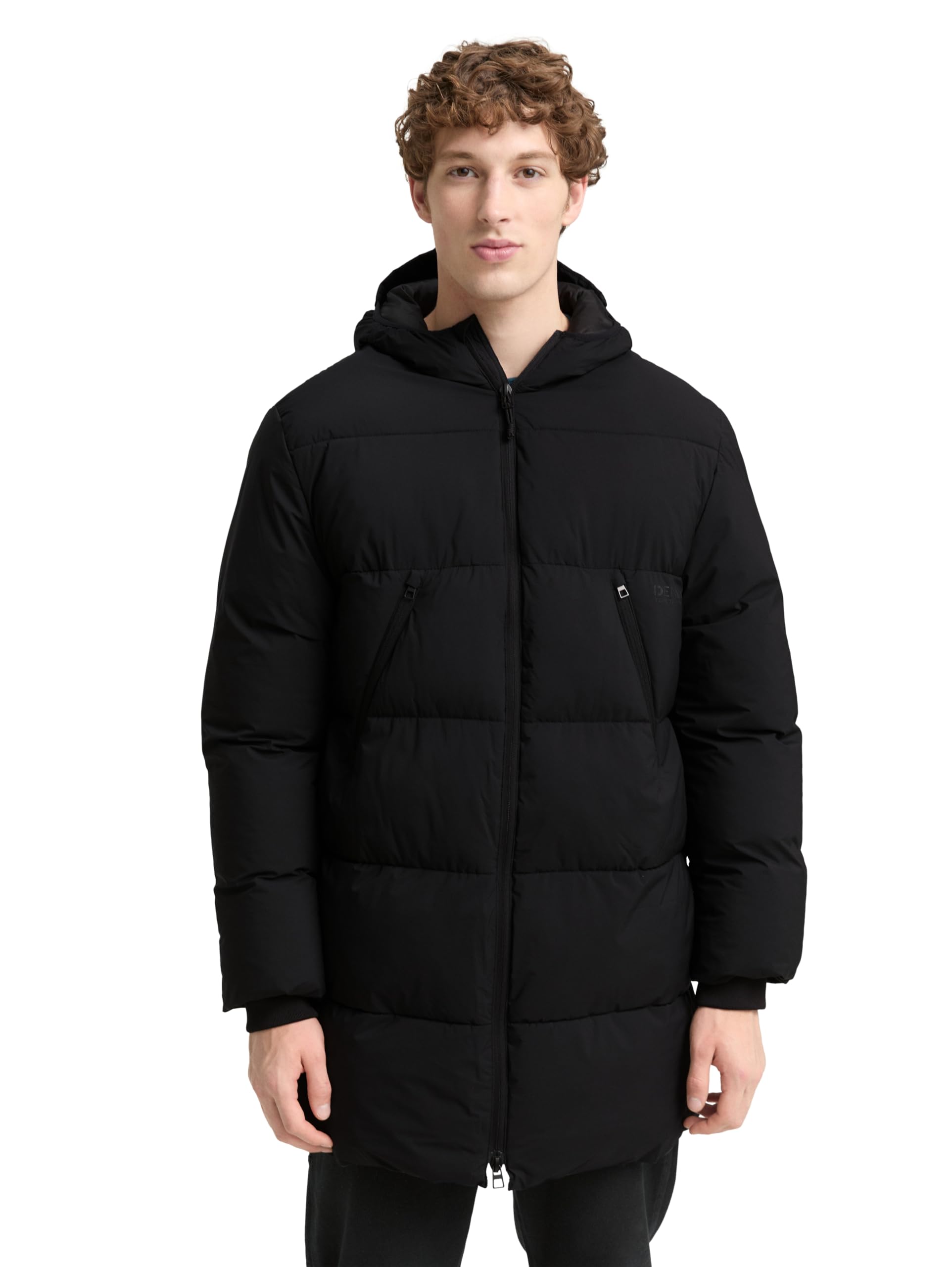 TOM TAILOR Denim Herren Puffer Parka mit Kapuze