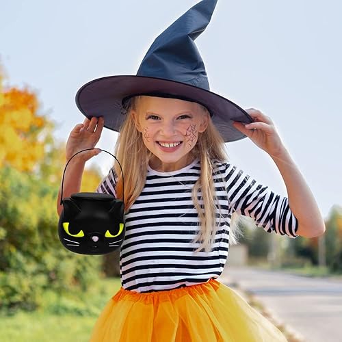 Miniatura 7 de YUJUN 24 juguetes blandos Mochi de Halloween con caldero negro, mini juguetes esponjosos kawaii, juguetes para aliviar el estrés para fiestas de