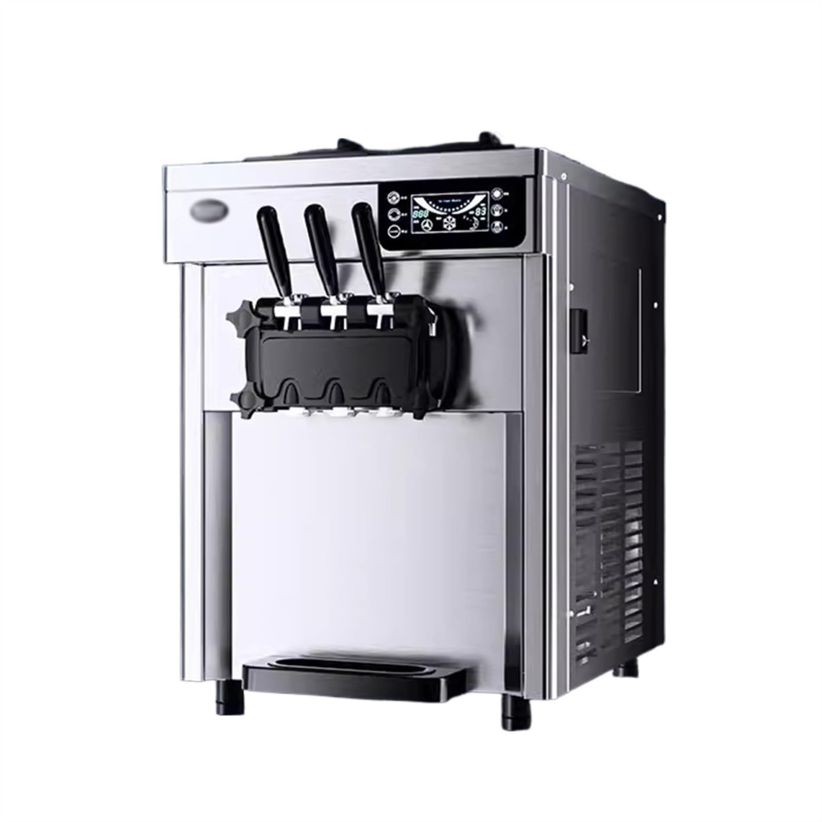 Sorbetière Sorbetiere Machine à crème glacée de comptoir Commerciale entièrement Automatique, Machine à crème glacée au thé au Lait, à cône sucré Gelato Maker