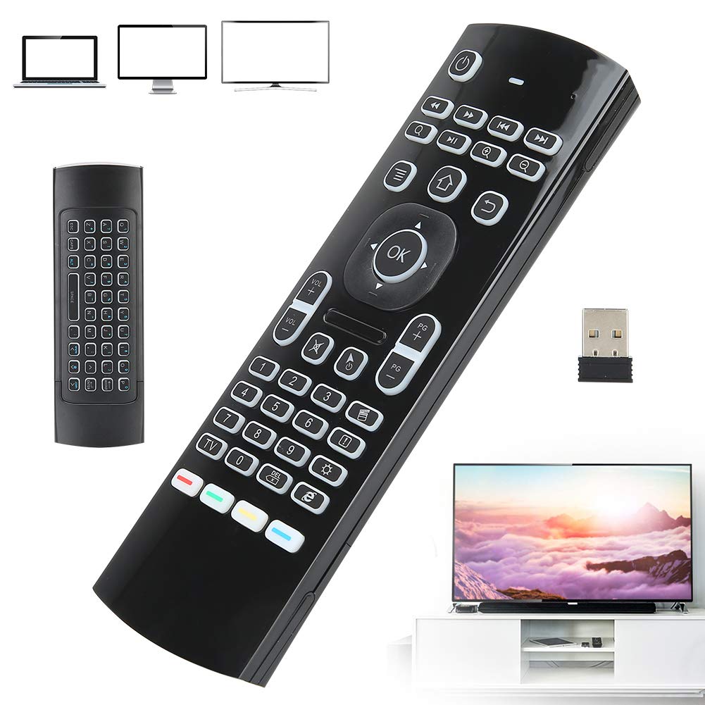 Air Mouse Keyboard 6Axis Backlight 2.4G Multifunctional Smart TV Remote Control with Motion Sensing for Android TV Box/PC/Smart TV/Projector