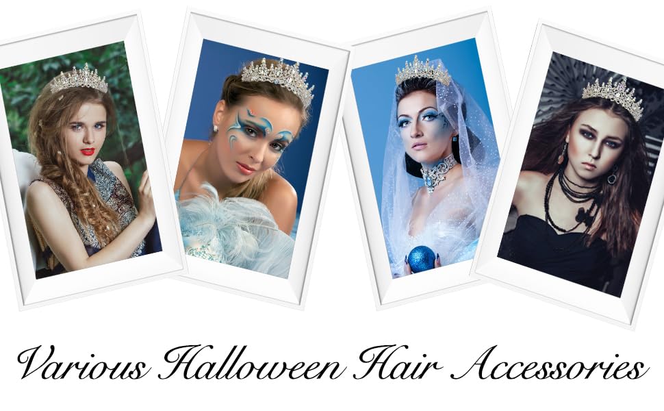 Velscrun AB Silver Crystal Birthday Tiara Crowns for Women Girls Princess Crown with Combs Birthday Girl Headband Sash Happy Birth Party Decorations Birth Gift Cake Topper Hair Accessories - Image 8