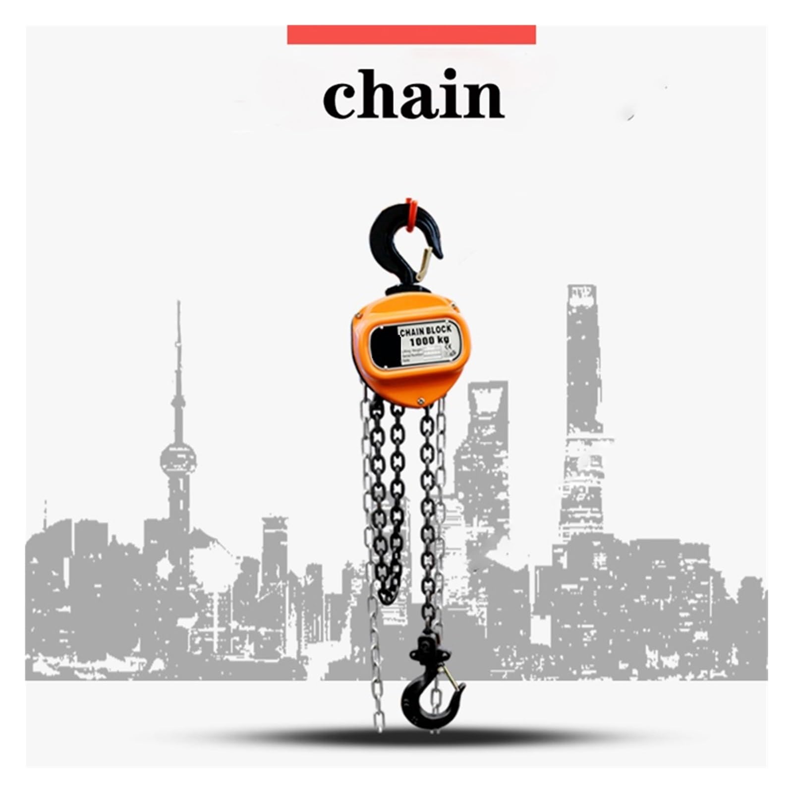 Lever Chain Hoist, Manueller dreieckiger Kettenzug, 1 Tonne, 3/6 m Hub, G80-Hebelblock | 1t 6M