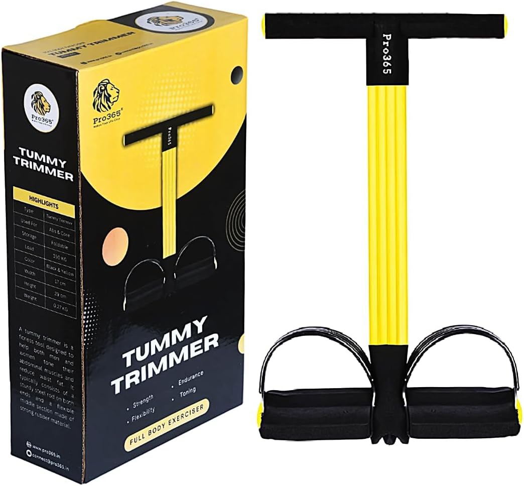 PRO365 Premium Latex Tummy Trimmer Thick Protected Safe Tubes, Full Body Workout, Home Gym Equipment (100 Kgs)