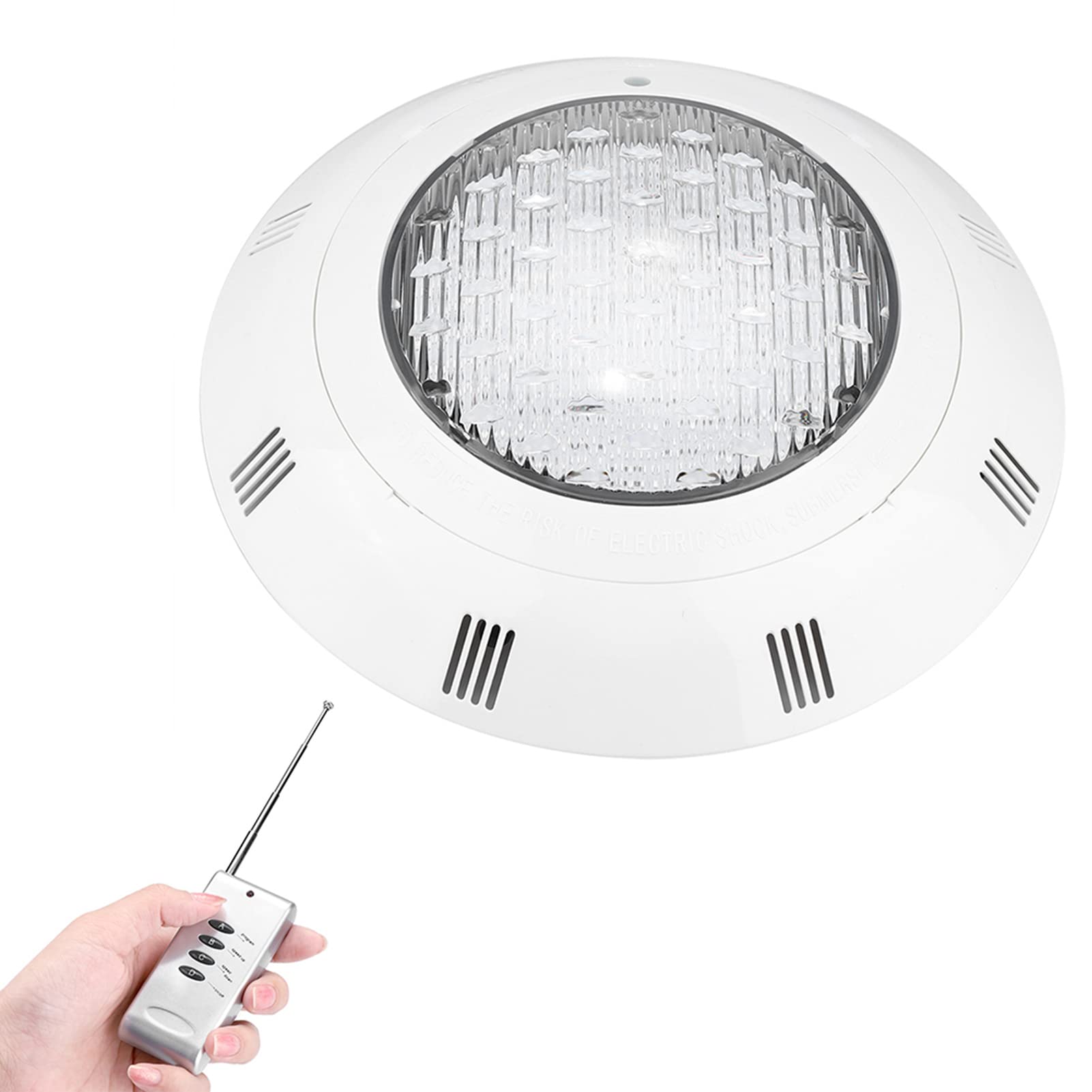 Brrnoo RGB LED Poolbeleuchtung Unterwasser mit Fernbedienung wasserdichte Lampe f r Vasensockel Badewanne Teich stimmungsvolle Beleuchtung