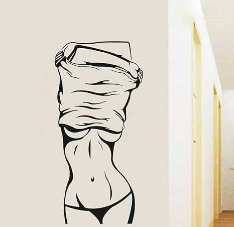 Amazon Co Jp Shengyaquan壁ステッカー セクシーな女の子ホーム装飾壁紙 ブルーl 58 X 150 Cm 28 58cm ブラック Diy 工具 ガーデン Amazon Co Jp Shengyaquan壁ステッカー セクシーな女の子ホーム装飾壁紙 ブルーl 58 X 150 Cm 28 58cm ブラック Diy 工具 ガーデン