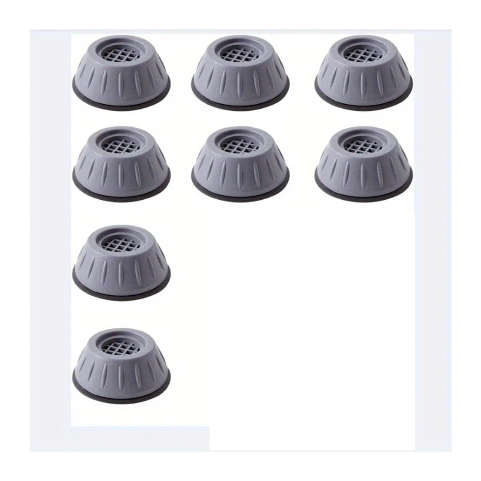 Poggiapiedi Antivibranti, Compatibili Con Apparecchi Universali, 4/8 Pezzi | Adatta lavatrici domestiche, riduce le vibrazioni e il rumore di funzionamento(8pcs)