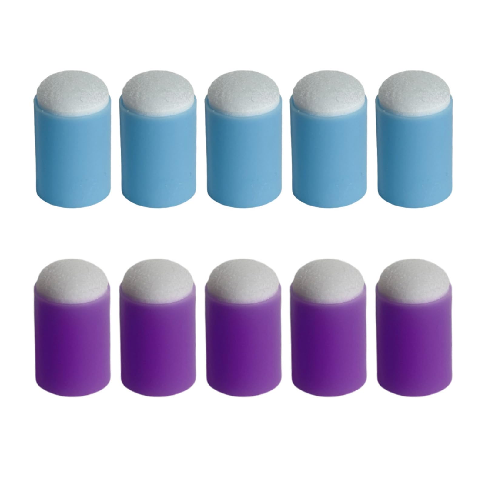 10Pcs Round Sponge Brushes for Painting Craft Drawing Sponge Dauber Finger Sponge Daubers Finger Painting Sponge Sets