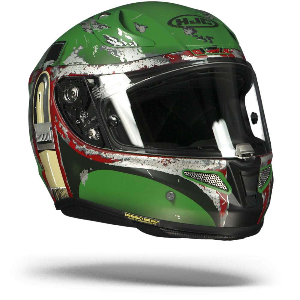 HJC RPHA 11 BOBA FETT Motorcycle Helmet, Green, Size XL
