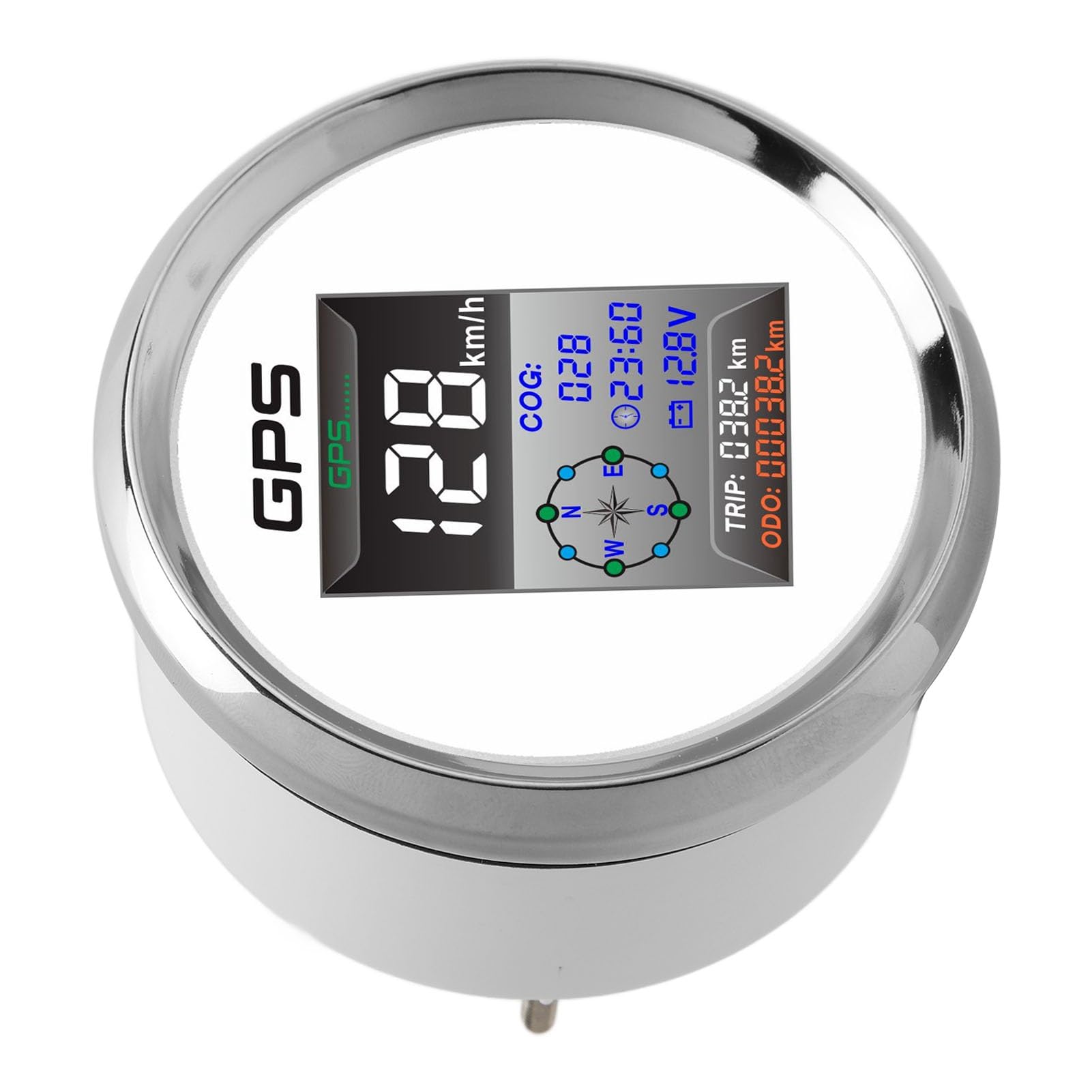 Auto Kilometerteller, IP67 Waterdicht 85mm GPS Snelheidsmeter Digitale Display Antifog voor Marine voor Motorfiets (910-00269