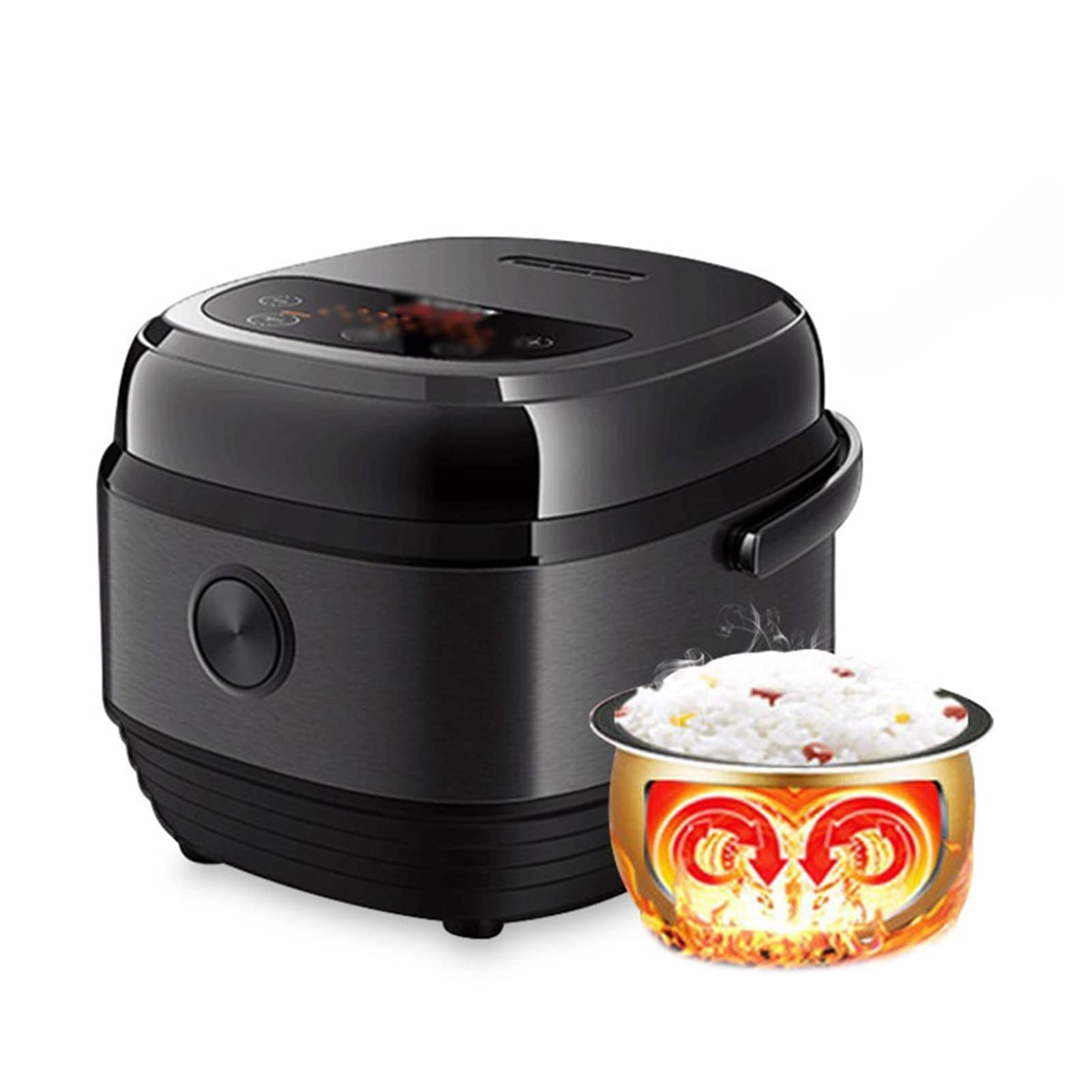 220V Mini Electric Cooking Machine Household Multi Electric Rice Cooker Non-Stick Pan Machine Make Porridge Soup Color A