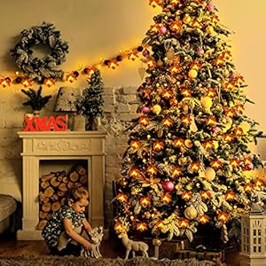 Fall Decor Lighted Maple Leaf Garlands Thanksgiving Halloween Fall Decorations, Total 32Ft 100 LED USB Operated Waterproof Fall Garland Leafed String Lights for Home Indoor Outdoor Autum Fall Decor Lighted Maple Leaf Garlands Thanksgiving Halloween Fall Decorations Total 32Ft 100 LED USB Operated Waterproof Fall Garland Leafed String Lights for Home Indoor Outdoor Autum