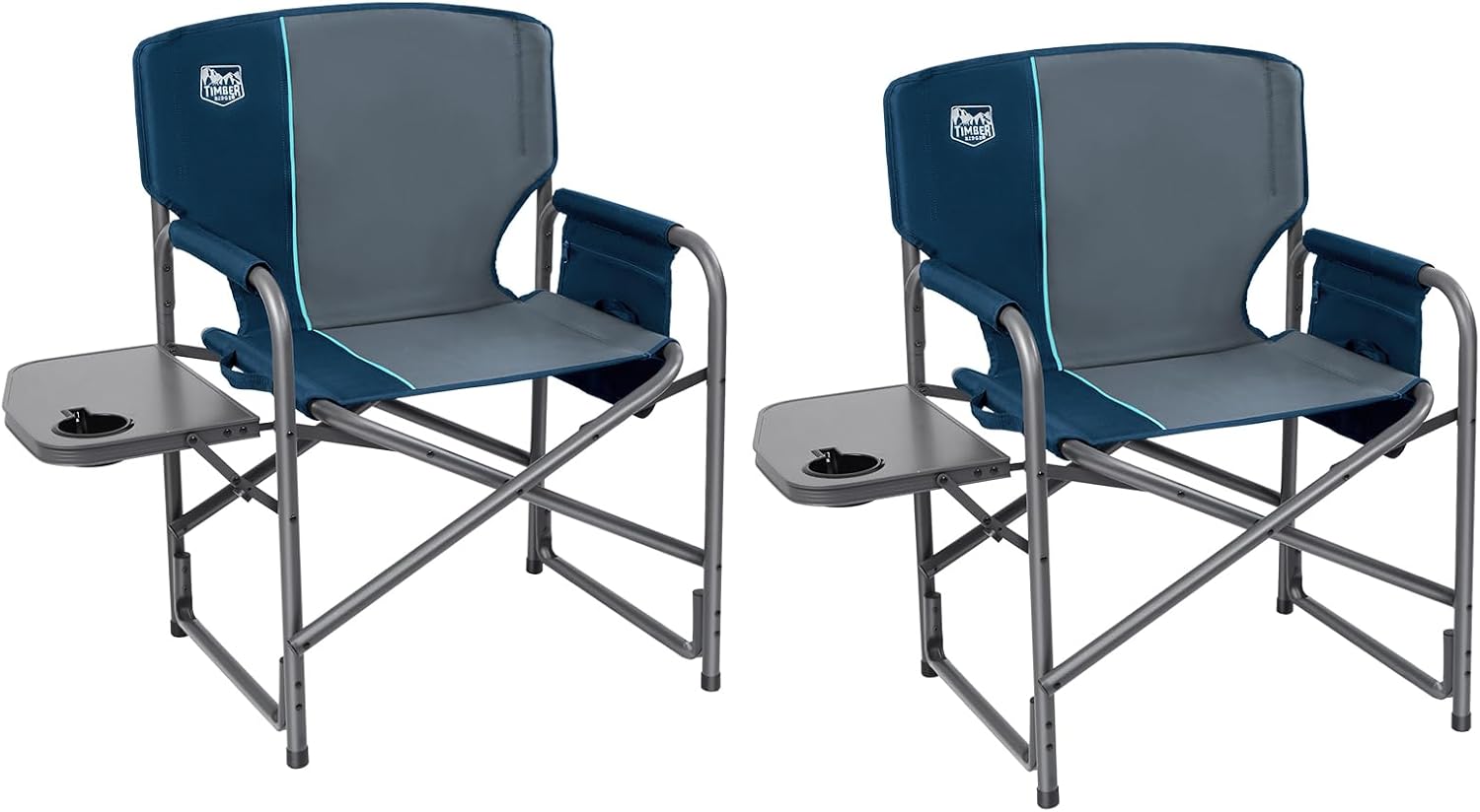 TIMBER RIDGE Lightweight Oversized Camping Chair, Portable
