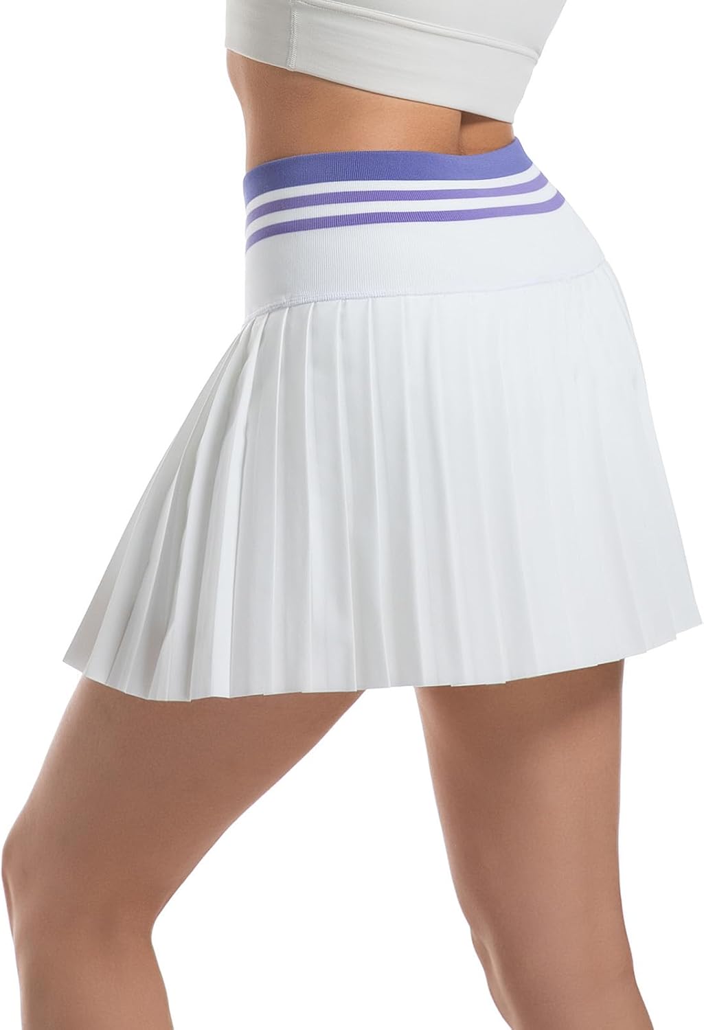 Pleated Tennis Skirt for Women with Pockets High Waist Skort Summer Activewear Golf Pickleball Athletic - Image 3