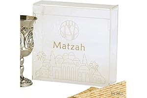 Rite Lite Passover Acrylic Flip Top Matzah Box: Your Seder Essential