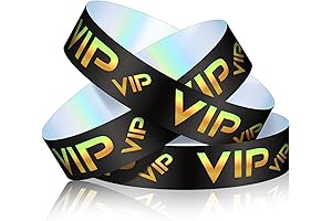 Teling 500 Pack VIP Wrist Bands for Events