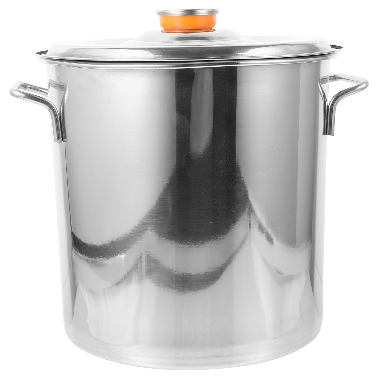 VALICLUD Marmite à Écrevisses en Acier Inoxydable Poignée, Finition Polie et Lisse, Ustensile Cuisine Inox pour Cuisson Fruits de Mer