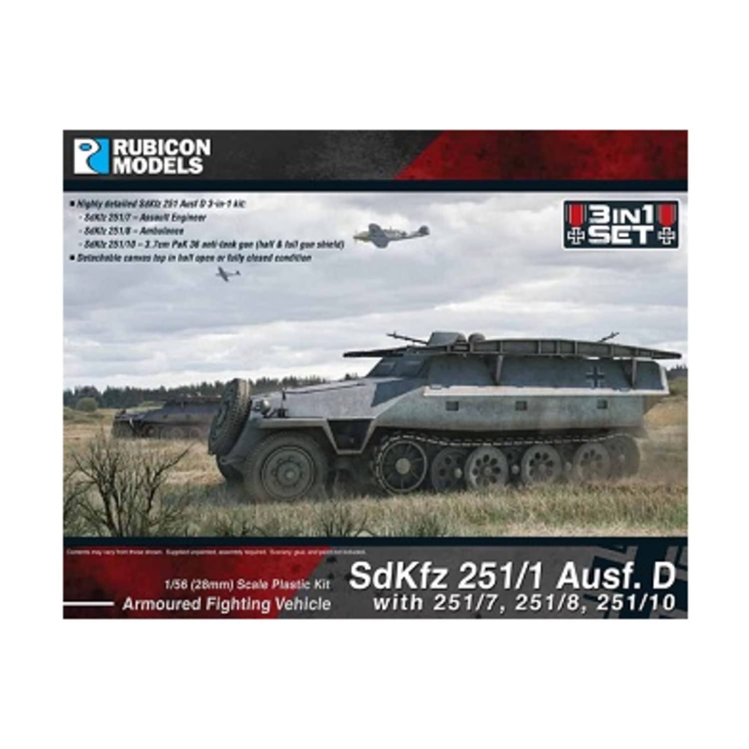 Rubicon Models - World War 2 German SdKfz 251/1 Ausf. D (28mm scale) (plastic)