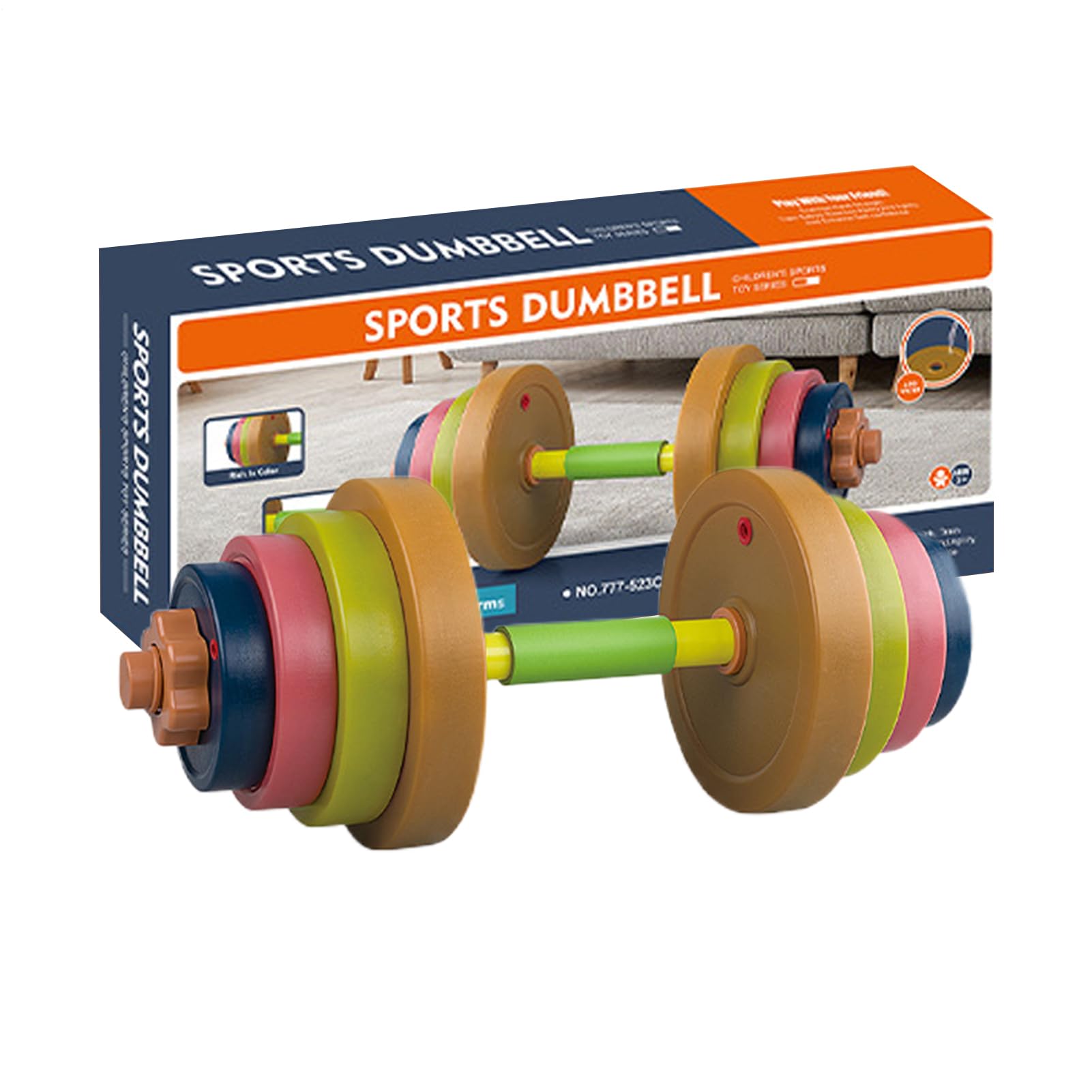Kids Dumbbell Toy, Set Di Pesi Per Bambini - Set Di Sollevamento Pesi Per Bambini | Giocattolo Di Allenamento Regolabile, Attrezzature Da Palestra, Giocattolo Per Il Corpo Per Bambini, Giocattolo Di A