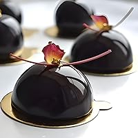 Vista 4 de Molde de Silicona para Pastel Esférico, Moldes de Pastel Mousse de Bola 3D para Hornear, Moldes de Postre Francés de Chocolate Fondant para Dulces