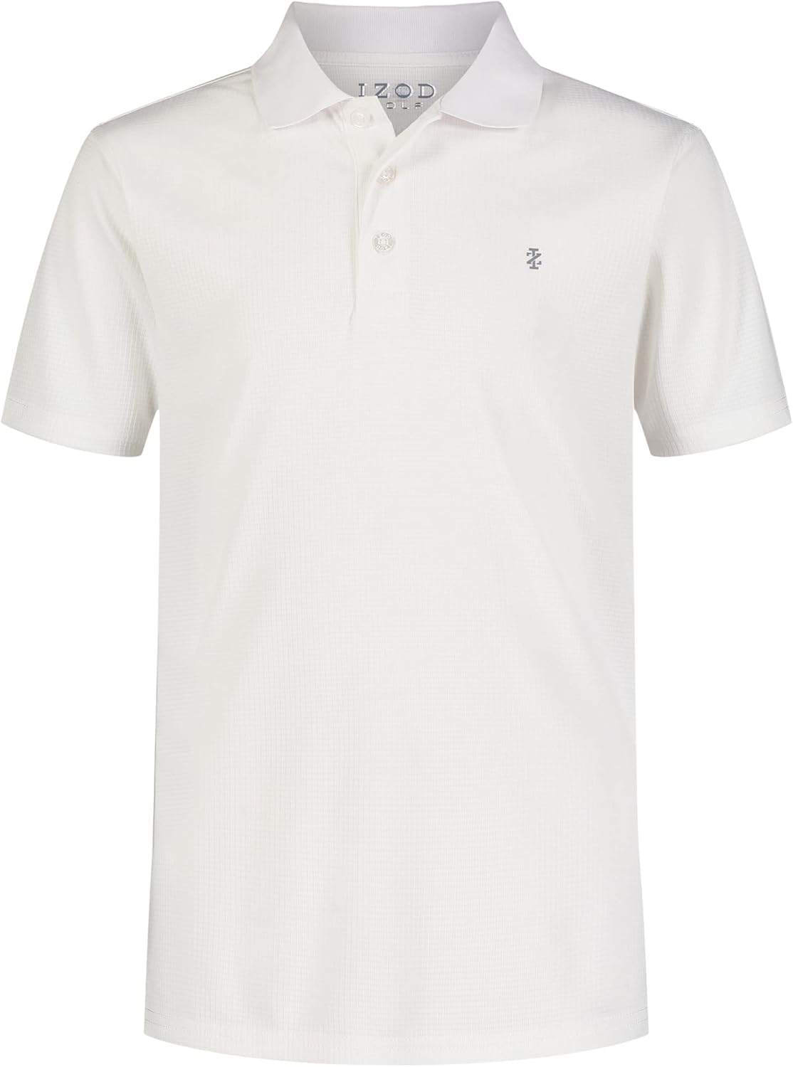 IZOD Boys’ Performance Golf Grid Short Sleeve Stretch Collared Polo Shirt IZOD Boys’ Performance Golf Grid Short Sleeve Stretch Collared Polo Shirt