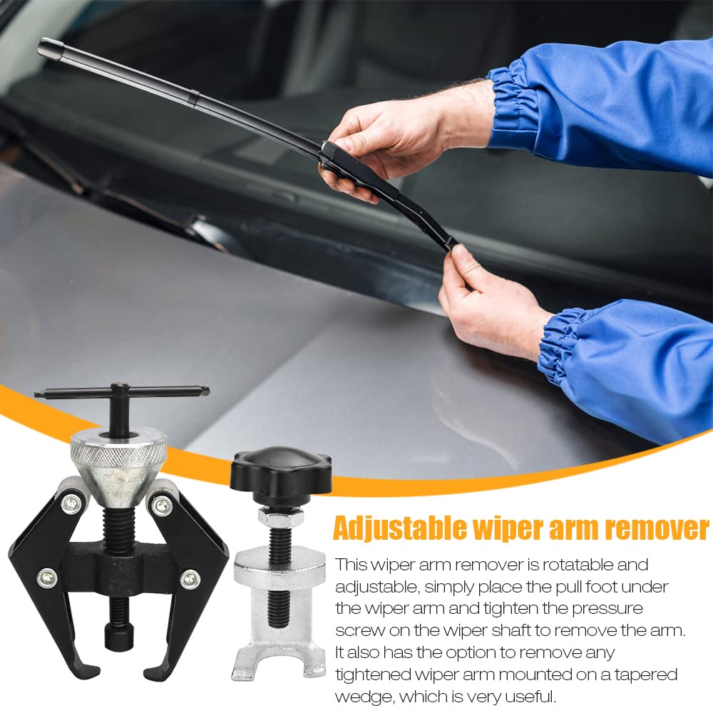 Abzieher Auto 2 Stück Wischerarm Abzieher Scheibenwischerarm Abzieher Universal Wischerarm 235523380472 Scheibenwischer Abzieher Kfz