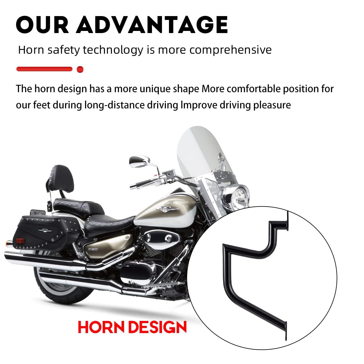 Kinglemc Crash Bar Engine Guard Highway For Suzuki VL1500 Boulevard C90