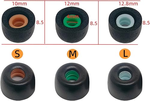 Miniatura 3 de Puntas de espuma viscoelástica con cancelación de ruido compatibles con auriculares Sony WF-1000XM4  1000XM5  1000XM3, compatible con auriculares