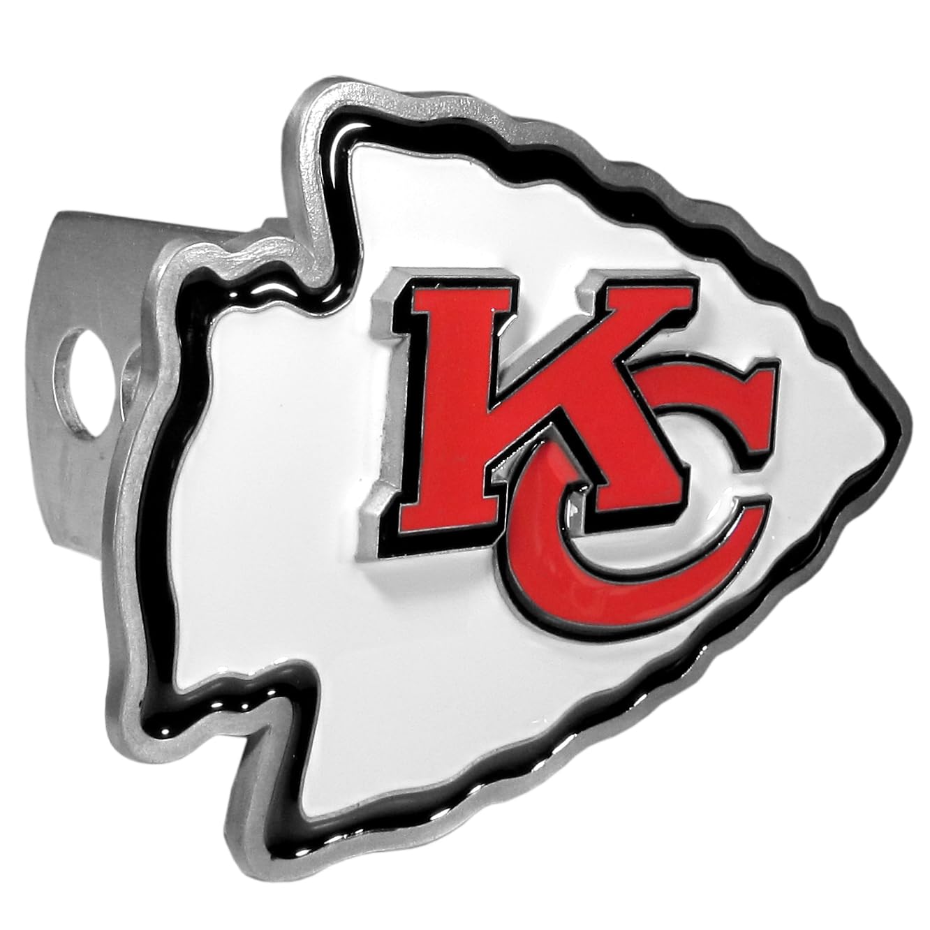 Siskiyou NFL Kansas City Chiefs Trailer Hitch with Hitch Lock Class II, Team Colors