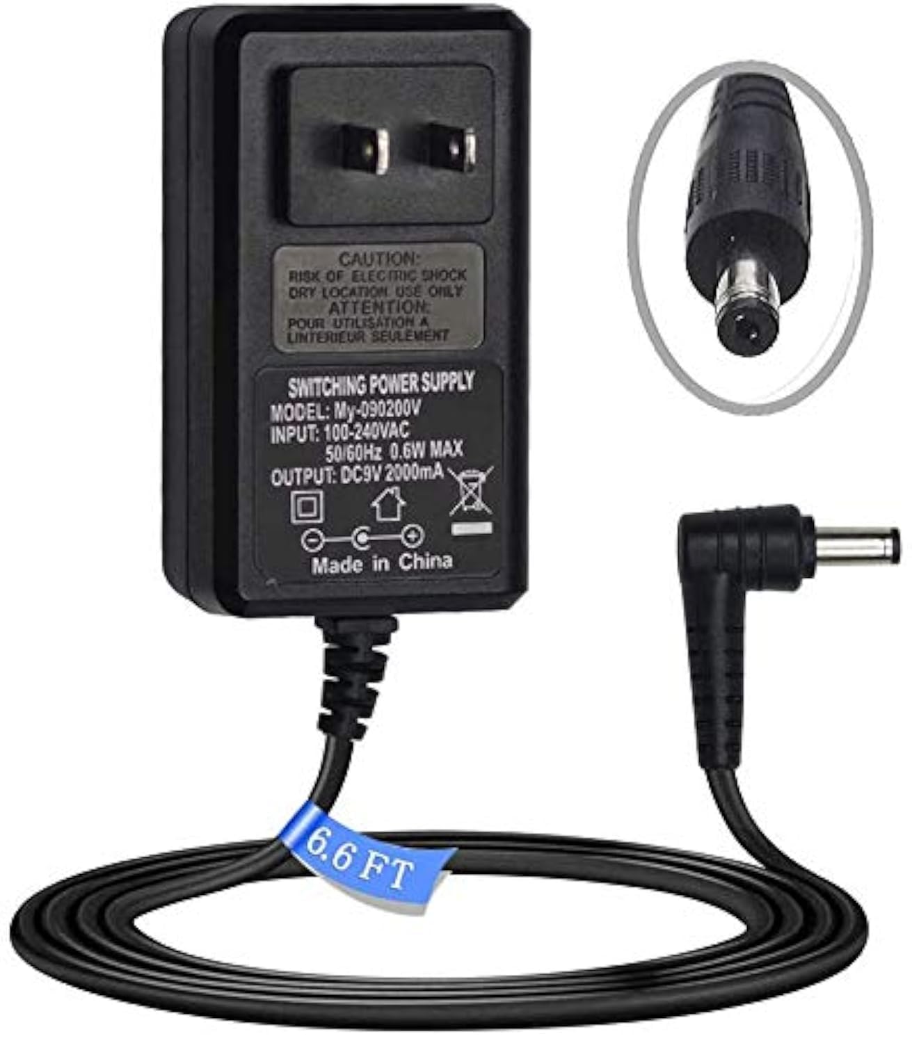 Schwinn Ic4 AC DC Charger Adapter Power Cord 9V Compatible For