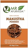 MR Ayurveda 100% Herbal Manjistha Powder | Manjistha Powder for Hair | Manjistha Powder for Face | Manjistha Powder for...