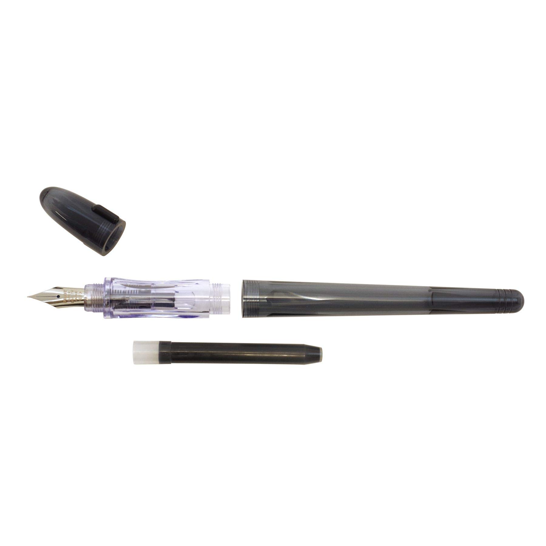 Amazon | PILOT 万年筆 ペン習字ペン EF(極細字） ノンカラー 黒